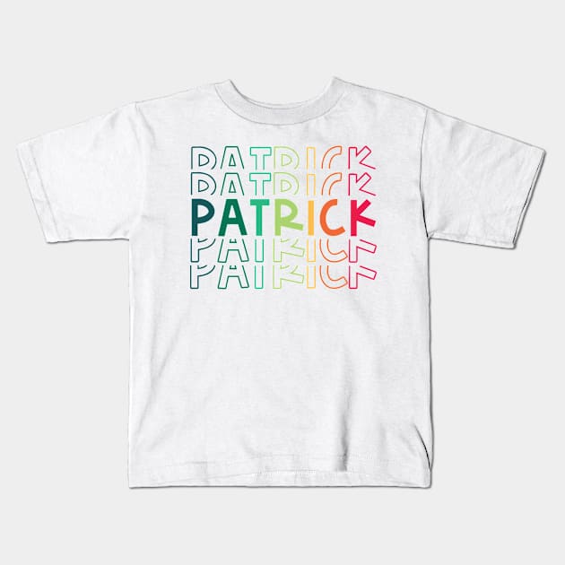 PATRICK Kids T-Shirt by Motiejus